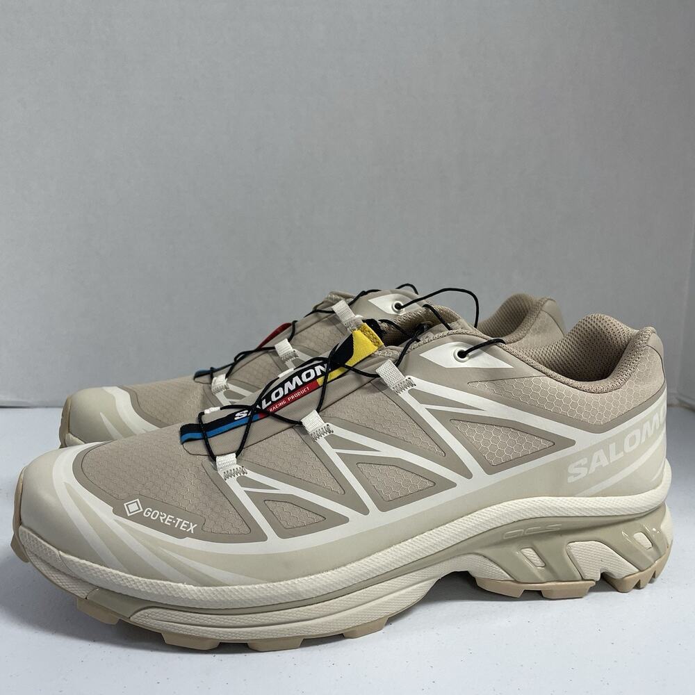Salomon XT-6 GORE-TEX Almond Milk L47732400 Size 11 Trail Running Hiking Shoe - Picture 7 of 7